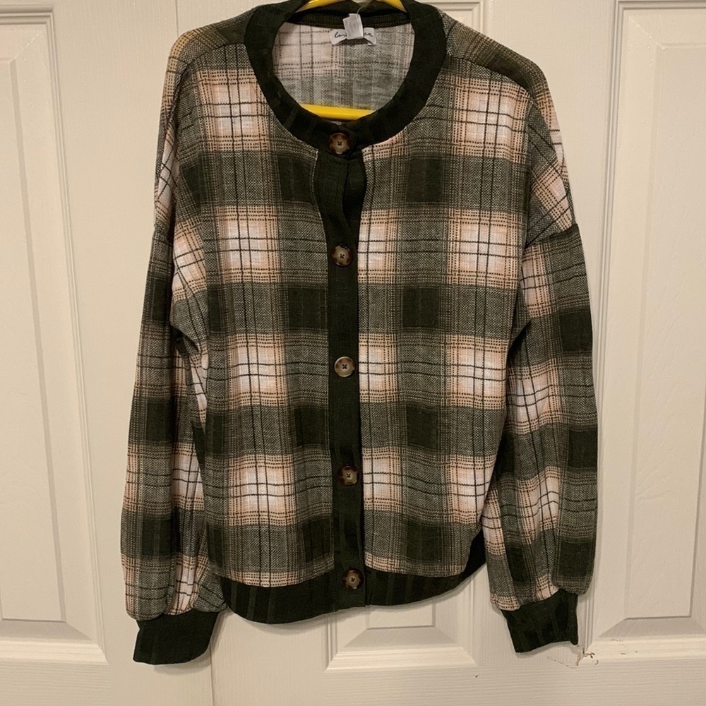 Love, Fire Girls Button Cardigan